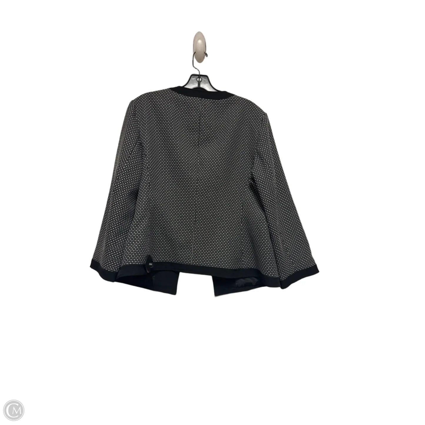 Blazer By Black Label In Black & White, Size: 14