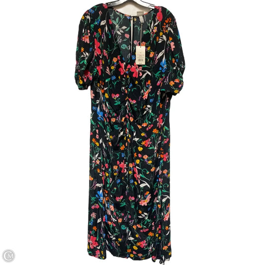 Dress Casual Maxi By A New Day In Floral Print, Size: 1x