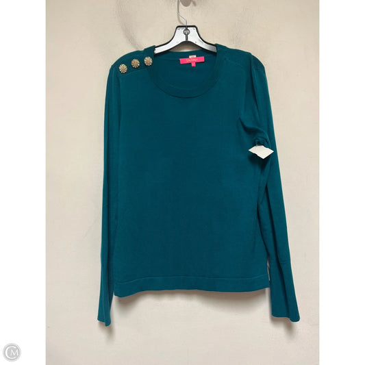 Sweater Designer By Lilly Pulitzer In Teal, Size: L