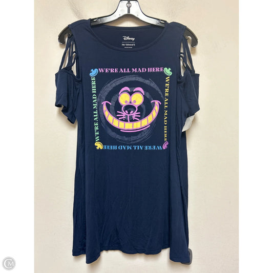 Top Short Sleeve By Disney Store In Navy, Size: Xl