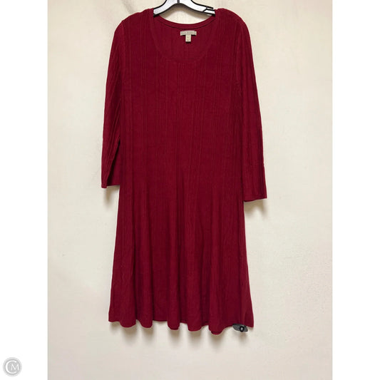 Dress Casual Short By Dana Buchman In Red, Size: L