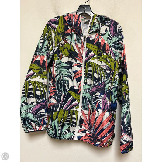 Athletic Jacket By Columbia In Tropical Print, Size: S