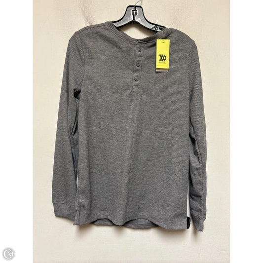 Athletic Top Long Sleeve Crewneck By All In Motion In Grey, Size: S