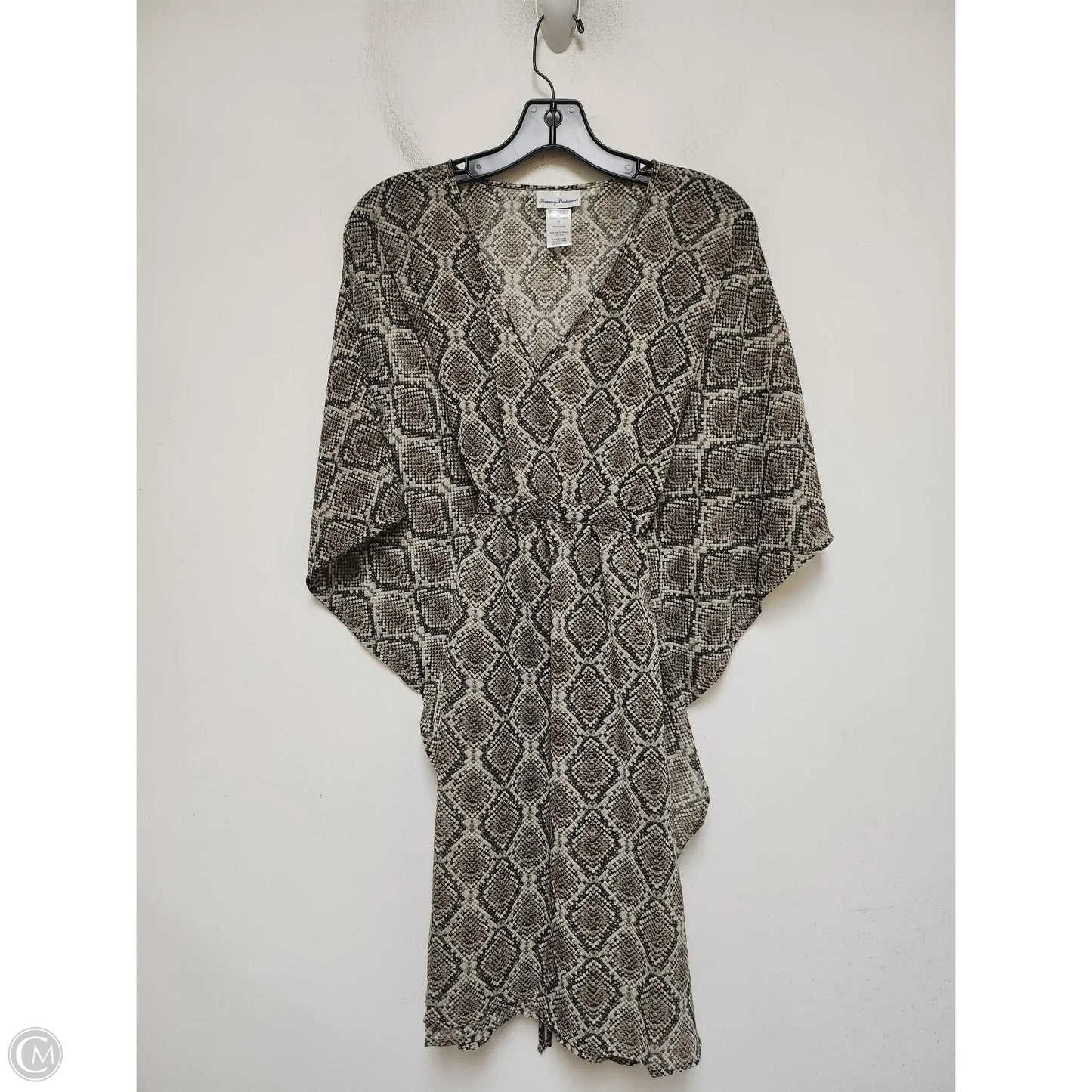 Swimwear Cover-up By Tommy Bahama In Snakeskin Print, Size: L