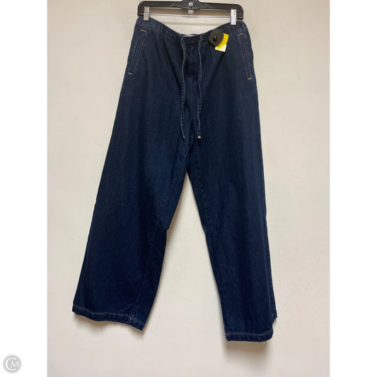 Jeans Wide Leg By Zara In Blue Denim, Size: 18