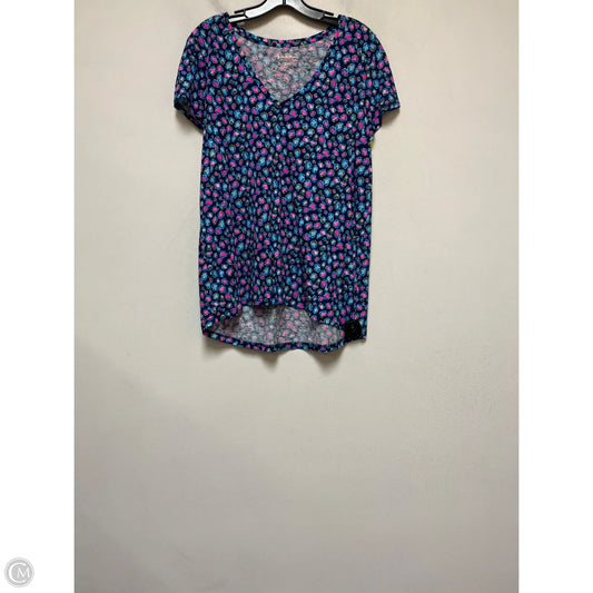 Top Short Sleeve Designer By Lilly Pulitzer In Animal Print, Size: L