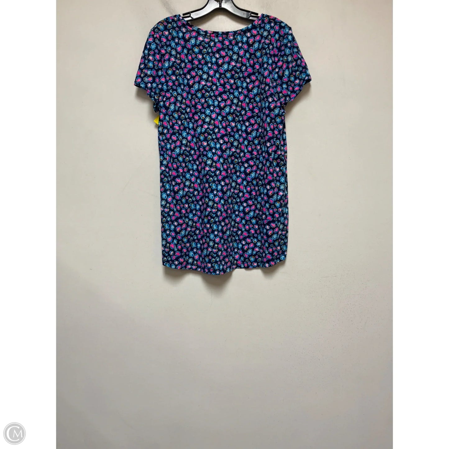 Top Short Sleeve Designer By Lilly Pulitzer In Animal Print, Size: L