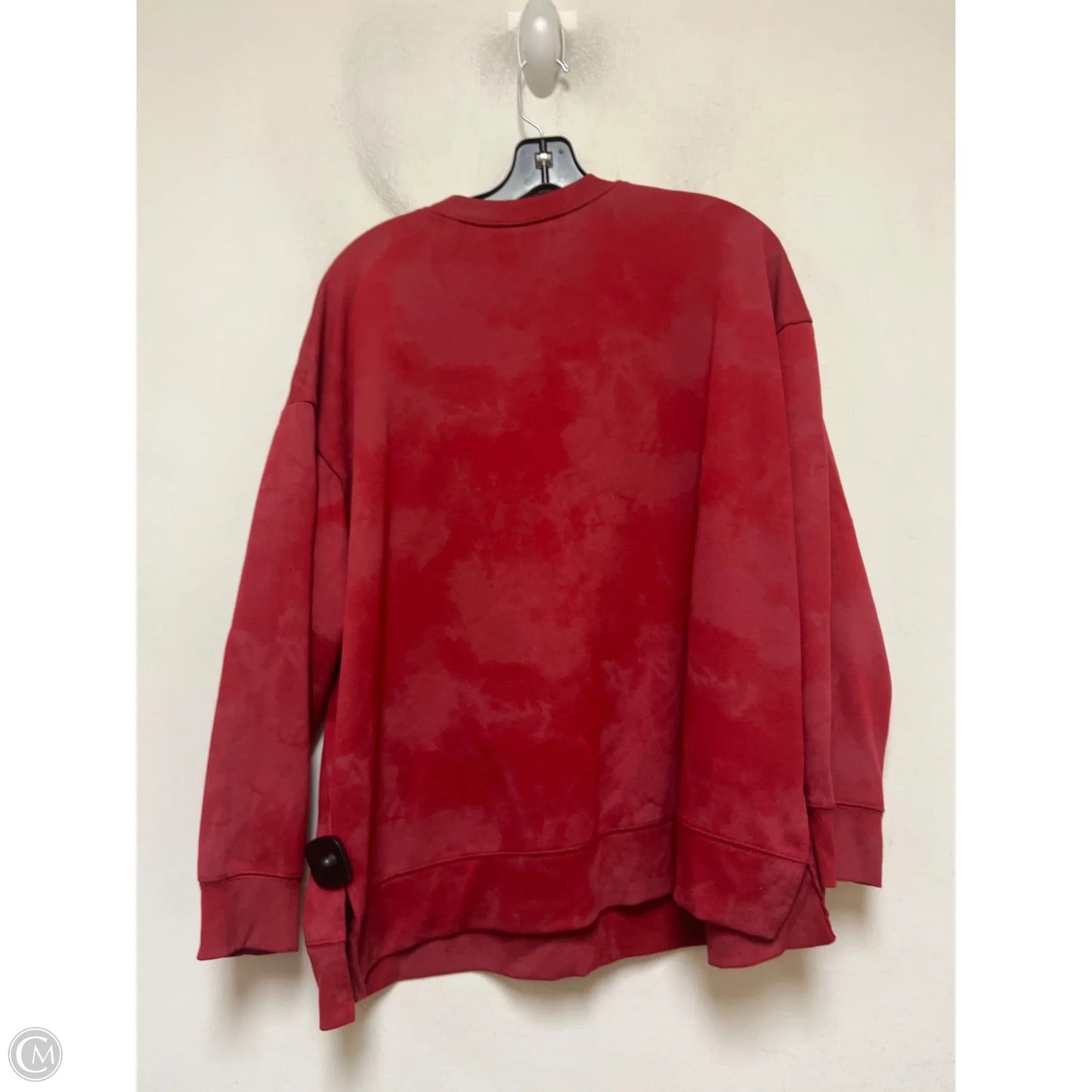 Sweatshirt Crewneck By Clothes Mentor In Red, Size: 1x