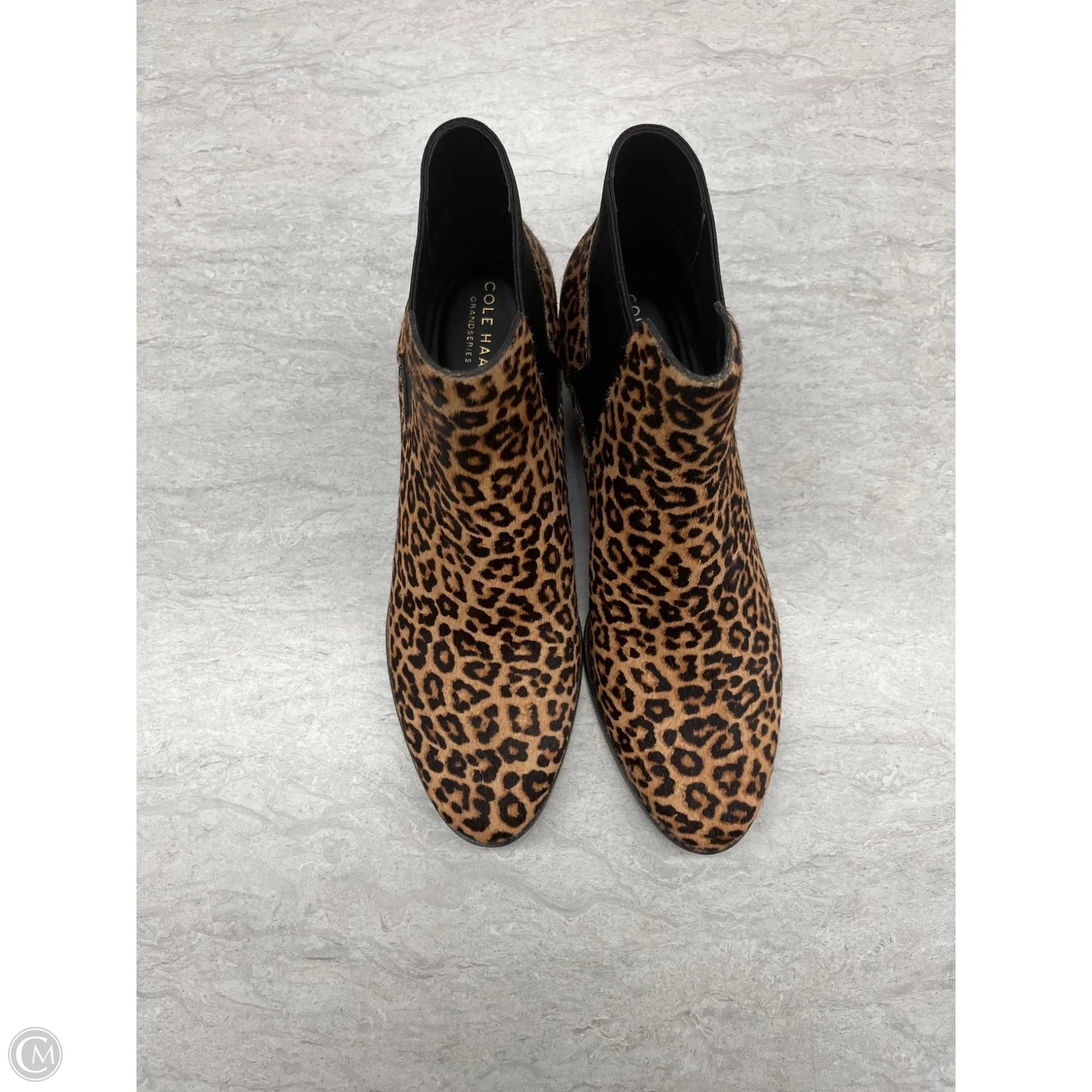 Boots Ankle Heels By Cole-haan In Animal Print, Size: 9