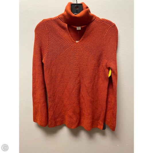 Sweater By Chicos In Orange, Size: Xs