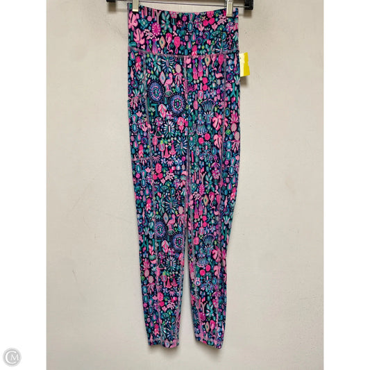 Pants Designer By Lilly Pulitzer In Blue & Pink, Size: Xxs