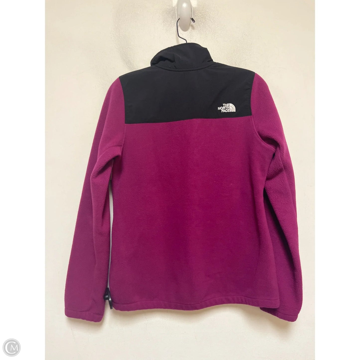 Athletic Jacket By The North Face In Black & Purple, Size: Xs