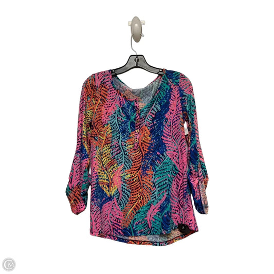 Top Long Sleeve Designer By Lilly Pulitzer In Multi-colored, Size: M