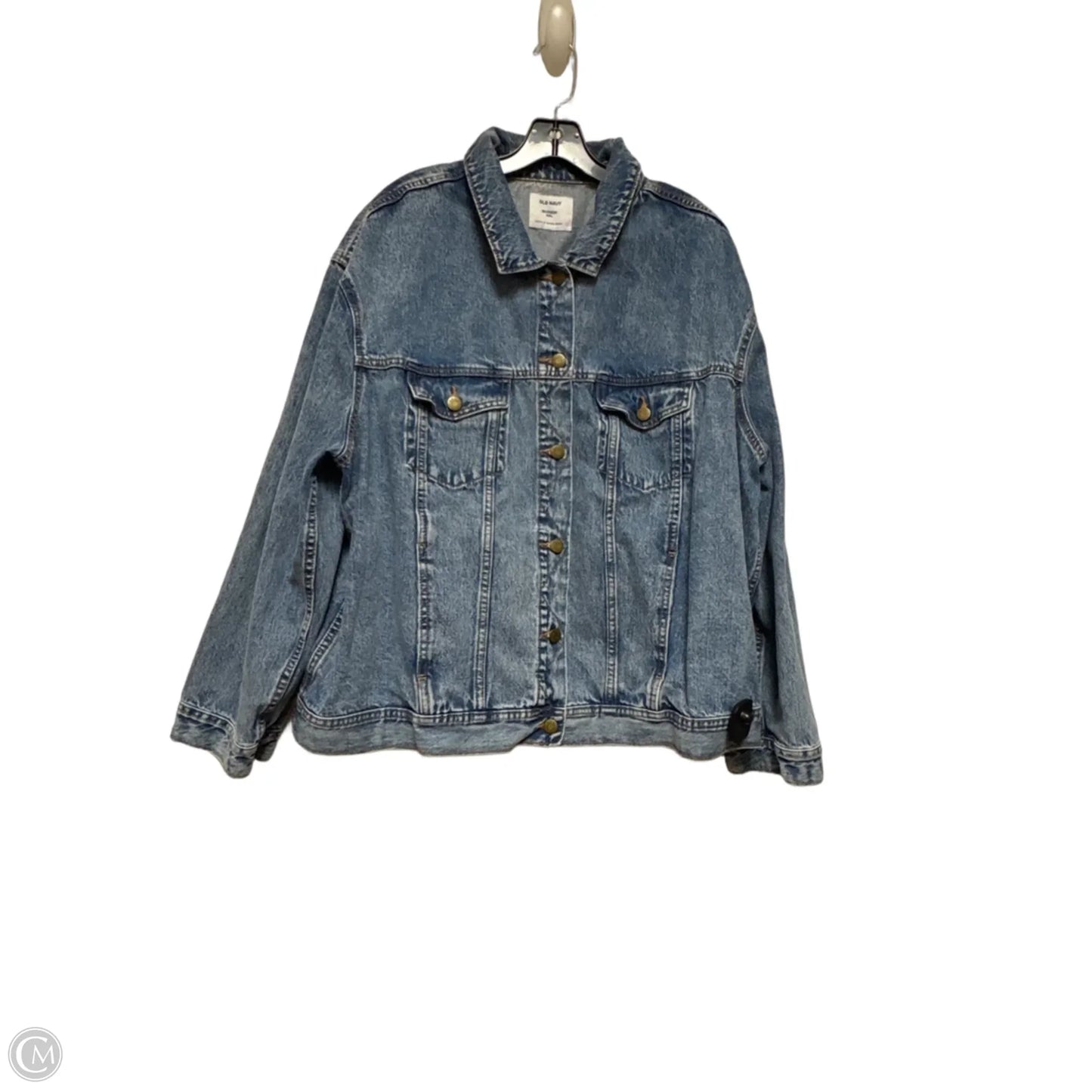 Jacket Denim By Old Navy In Blue Denim, Size: Xxl