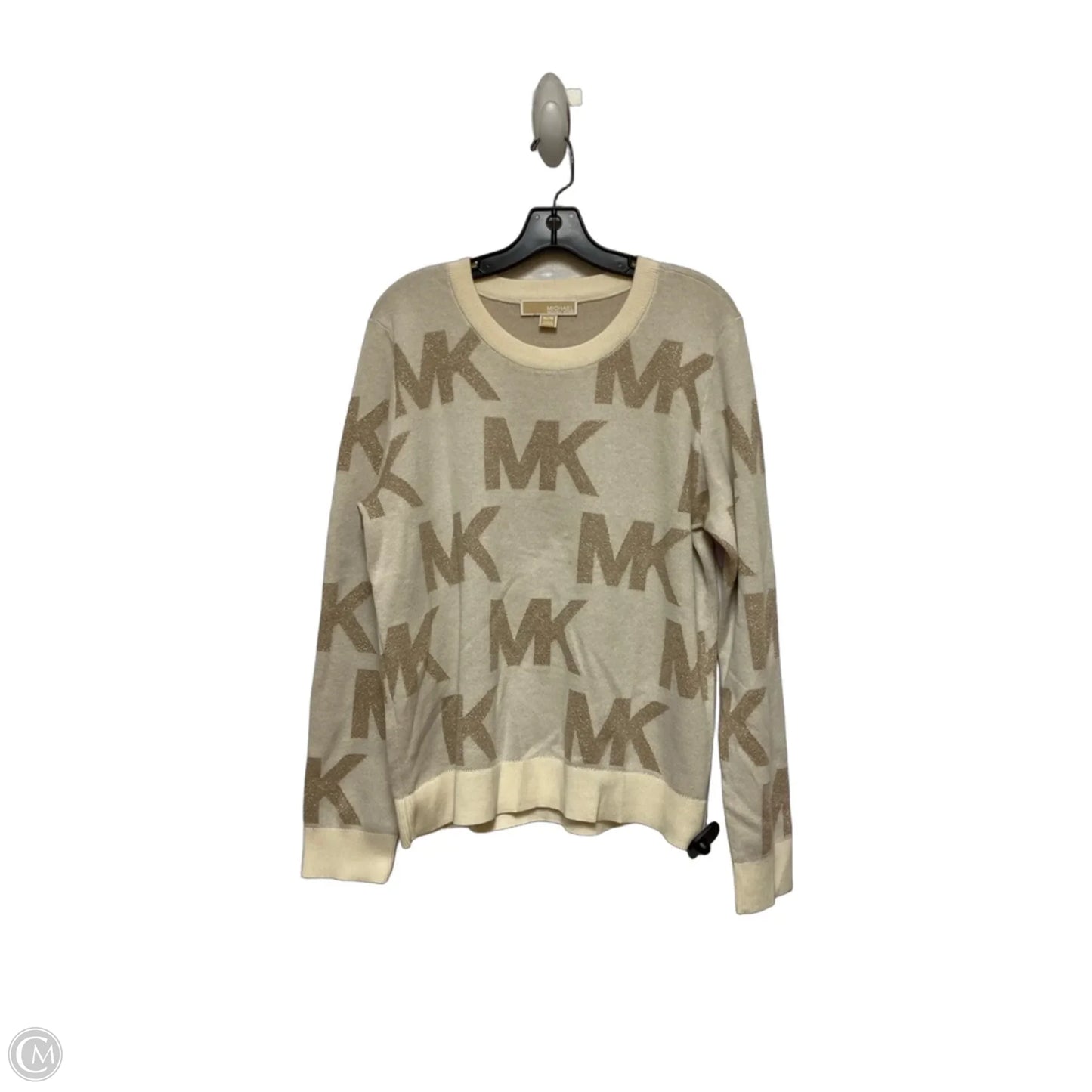 Sweatshirt Crewneck By Michael By Michael Kors In Bronze, Size: Xl
