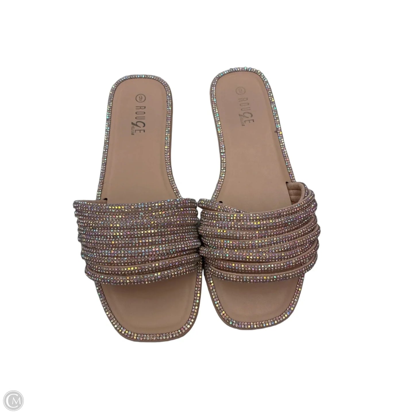 Sandals Flats By Rouge In Tan, Size: 9
