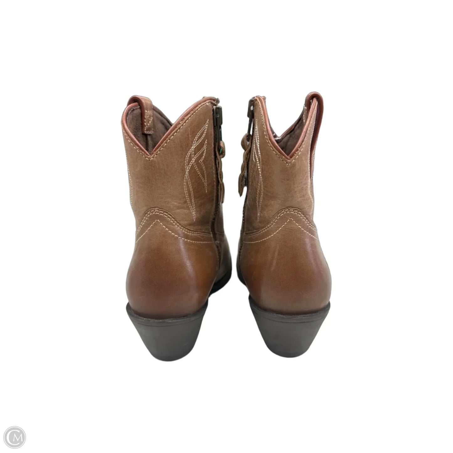 Boots Leather By Ariat In Brown, Size: 5.5