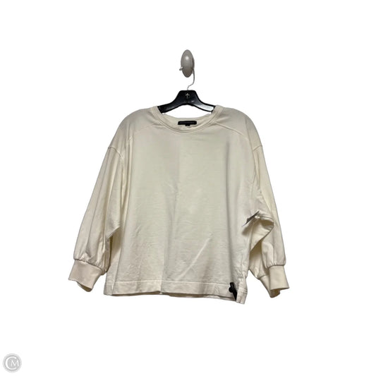 Top Long Sleeve Basic By Banana Republic In White, Size: Xs