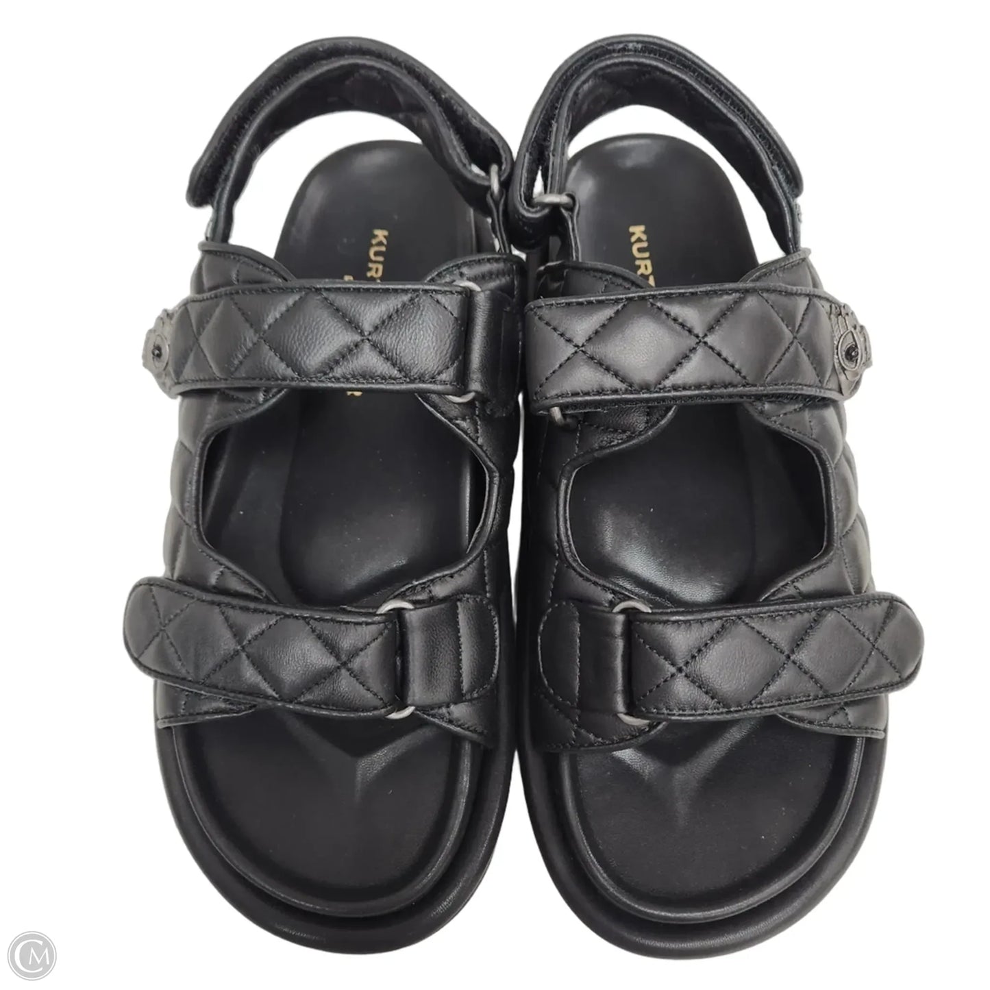 Sandals Designer By Kurt Geiger In Black, Size: 9