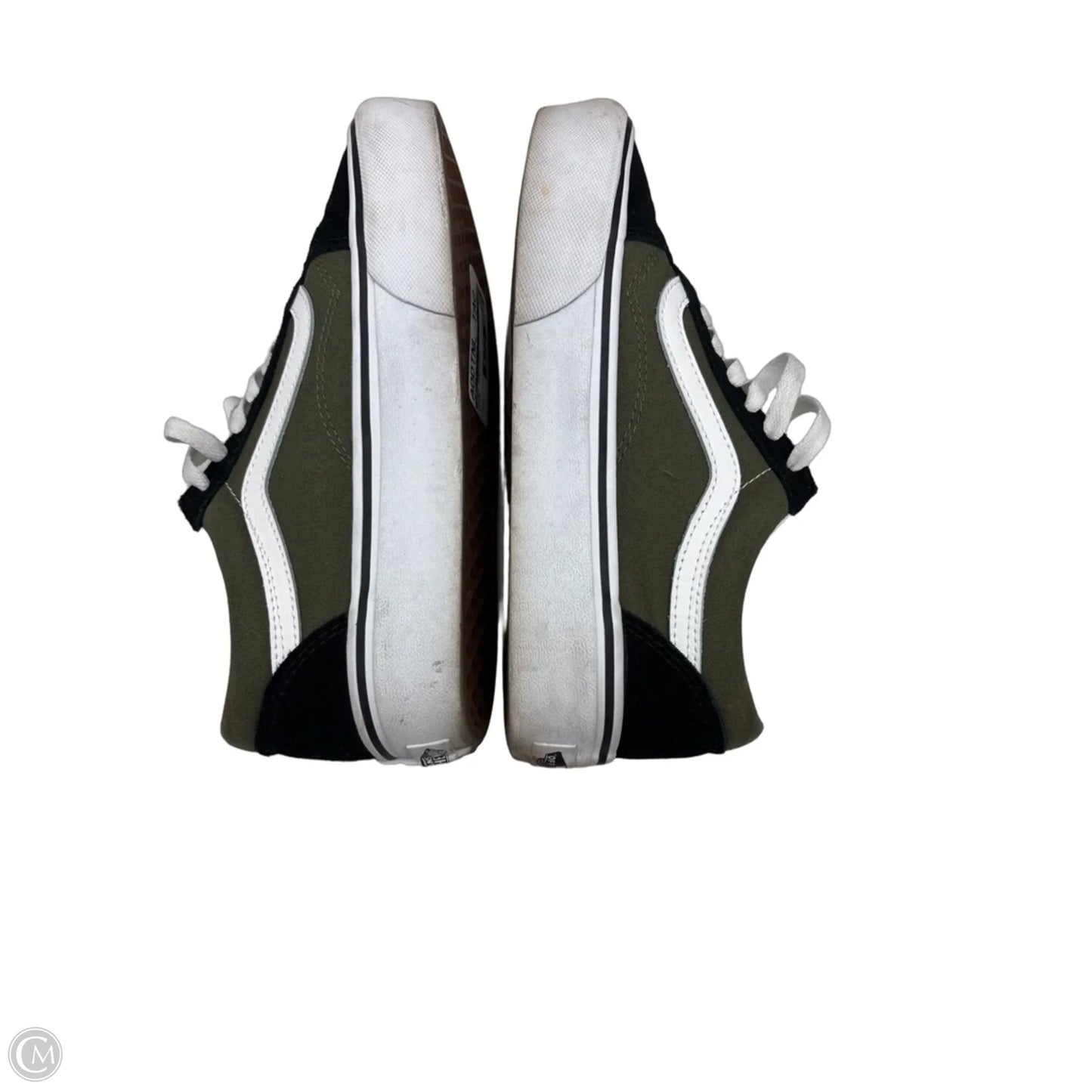 Shoes Sneakers By Vans In Green, Size: 7