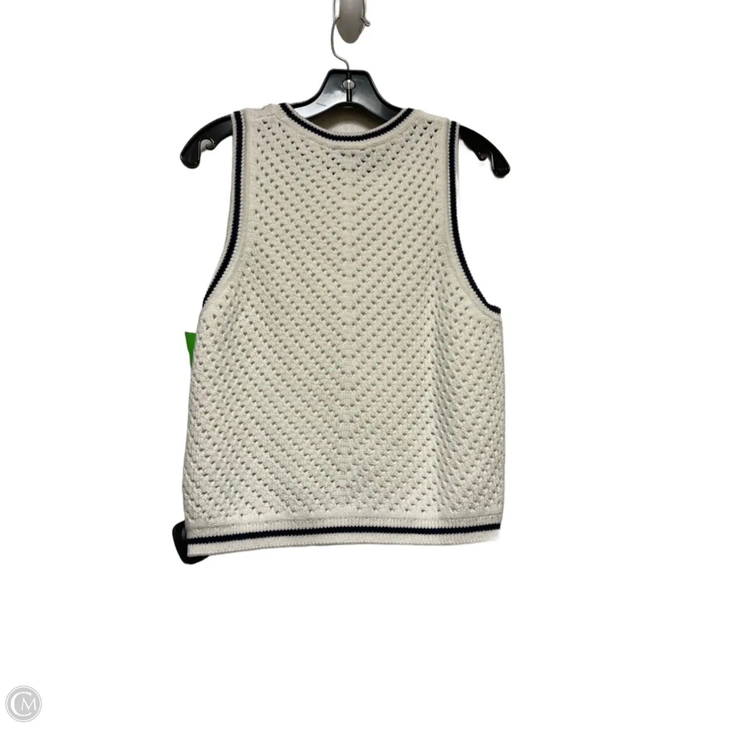 Top Sleeveless By Gap In White, Size: M