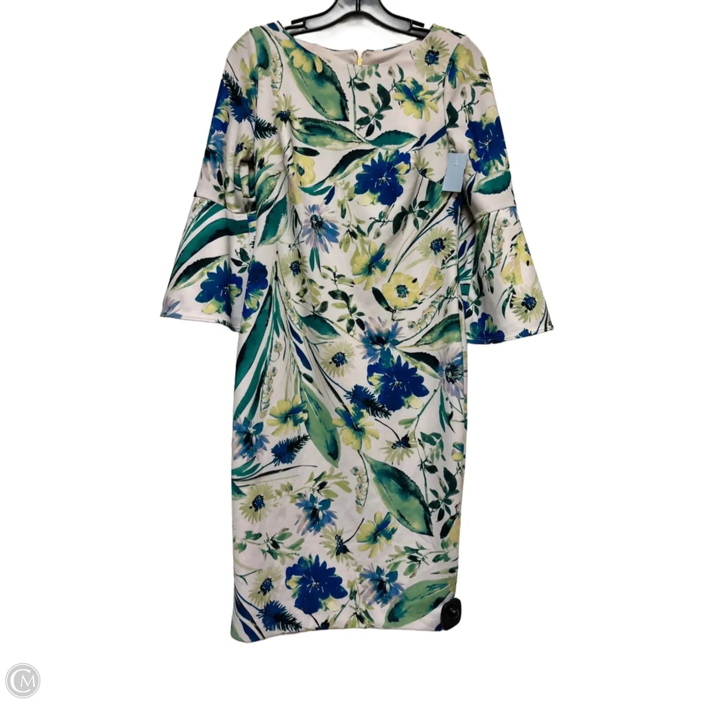 Dress Casual Short By Calvin Klein In Floral Print, Size: S