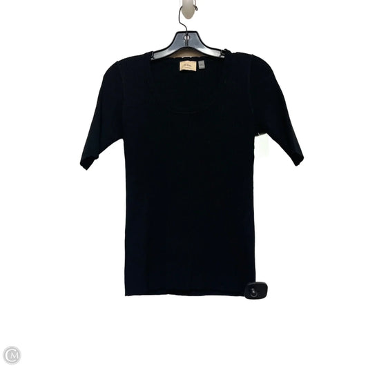 Top Short Sleeve By Elie Tahari In Black, Size: S