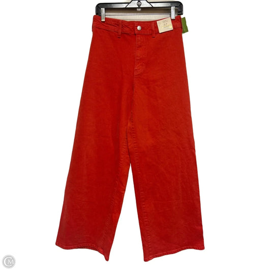 Jeans Wide Leg By Universal Thread In Orange, Size: 6