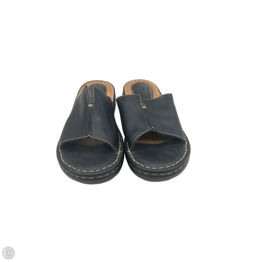 Sandals Flats By Born In Black, Size: 7