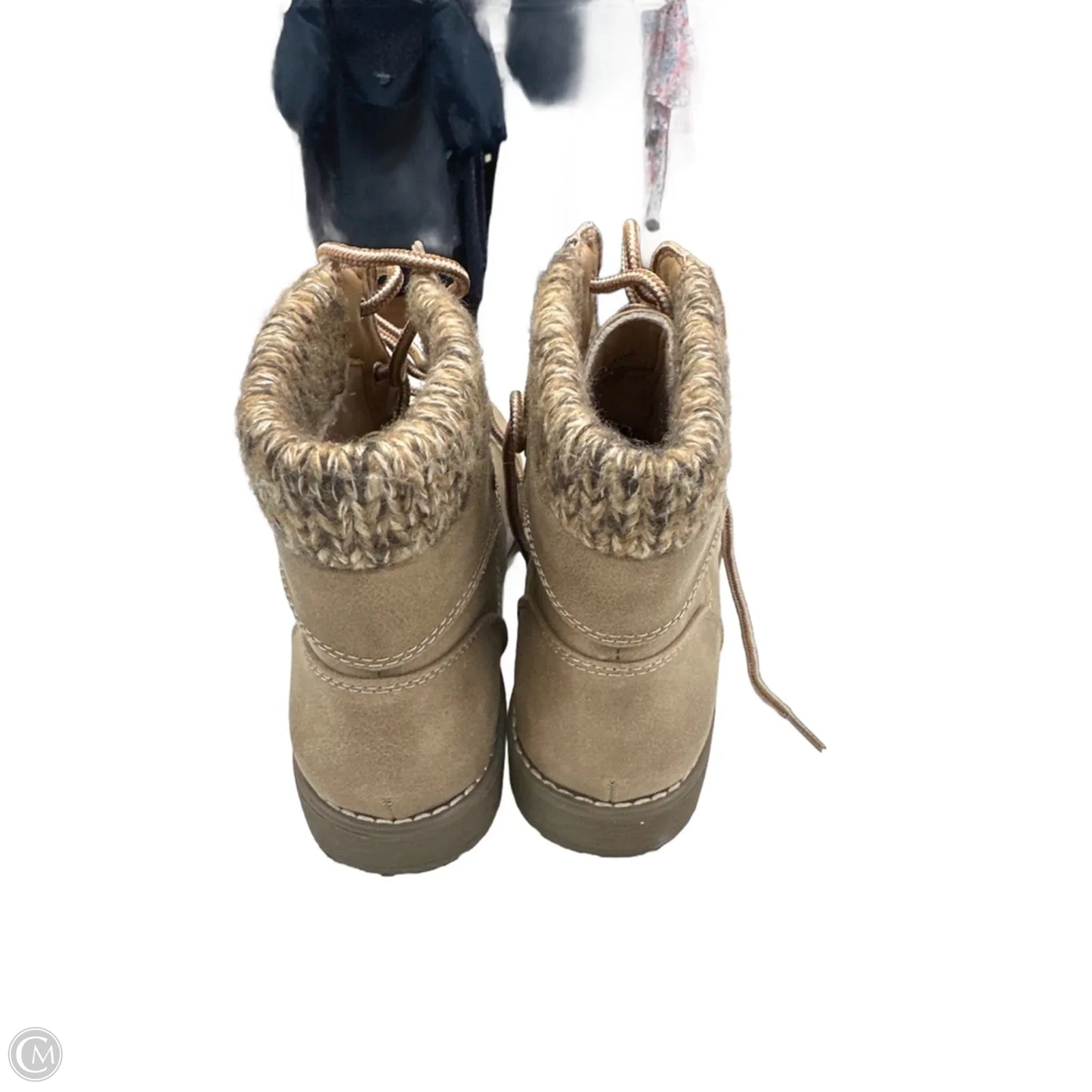 Boots Ankle Flats By St Johns Bay In Brown, Size: 10