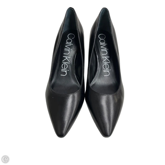 Shoes Heels Block By Calvin Klein In Black, Size: 9.5