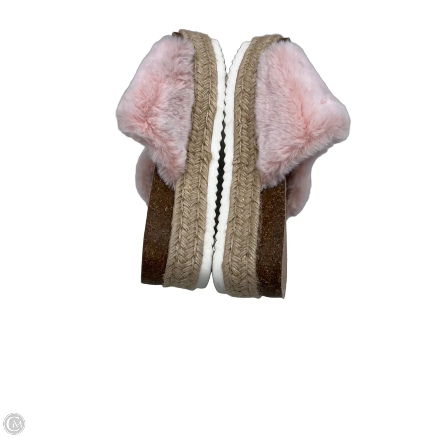 Sandals Heels Platform By Dolce Vita In Pink & Tan, Size: 9