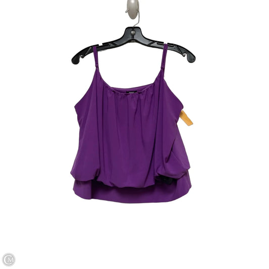 Top Sleeveless By Express In Purple, Size: L