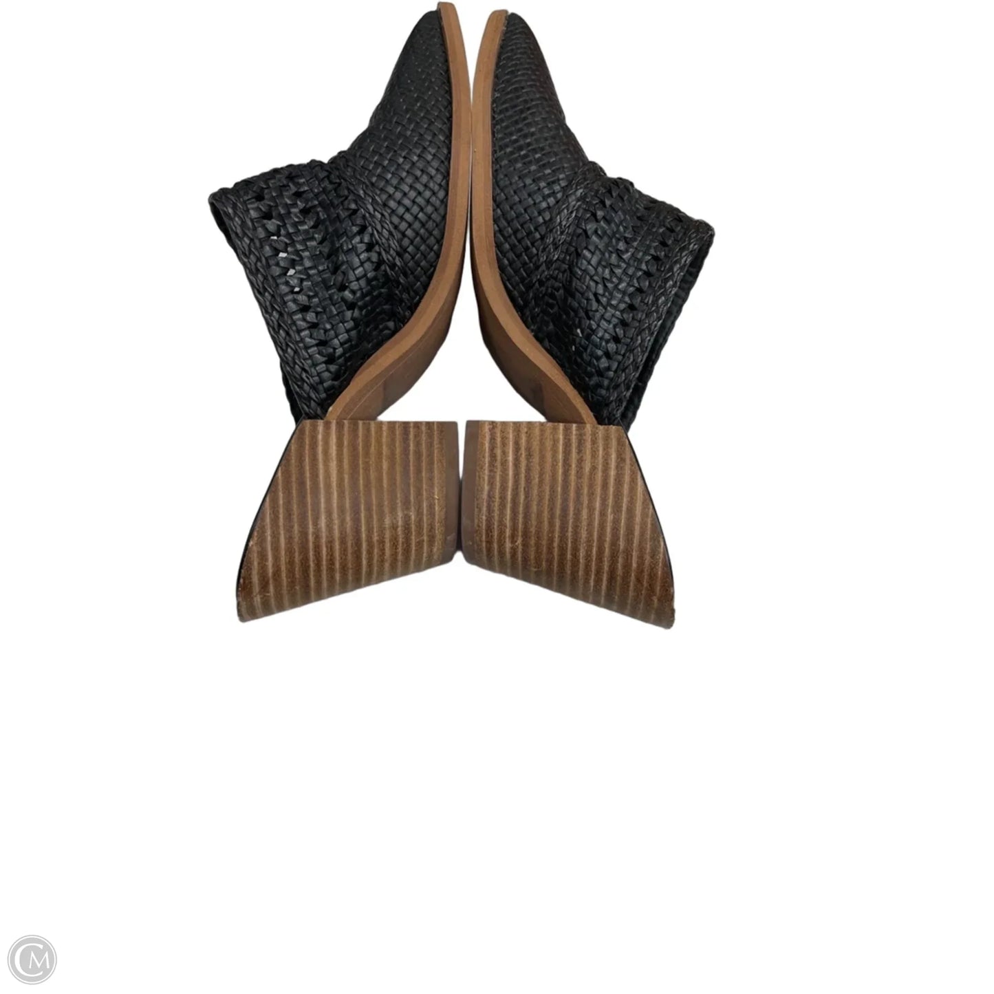 Shoes Heels Block By Sam Edelman In Black & Tan, Size: 6.5