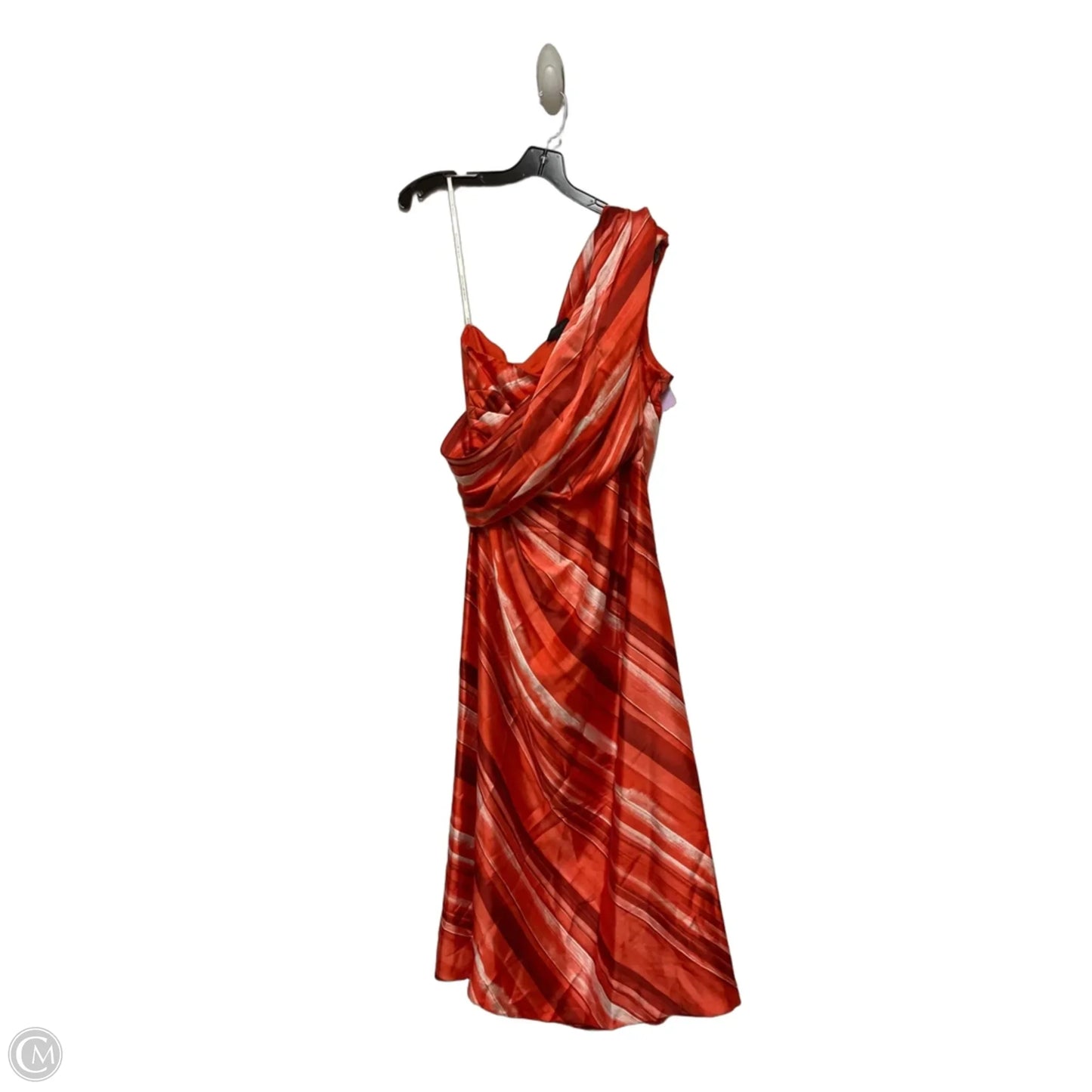 Dress Casual Midi By Donna Karan In Red, Size: Xl