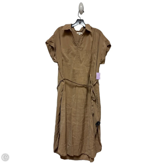 Dress Casual Midi By Max Studio In Brown, Size: Xl