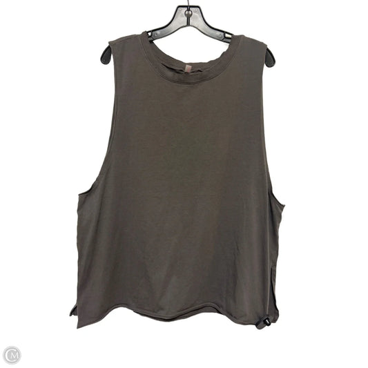 Athletic Tank Top By Free People In Grey, Size: Xl