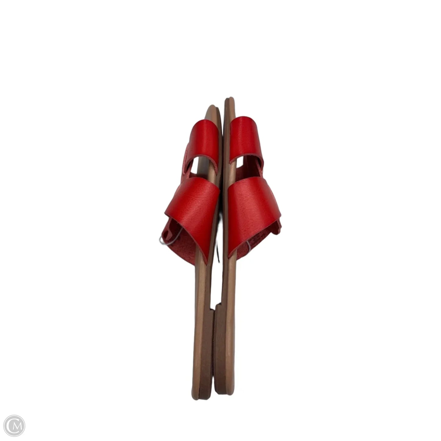 Sandals Flats By Old Navy In Red & Tan, Size: 8