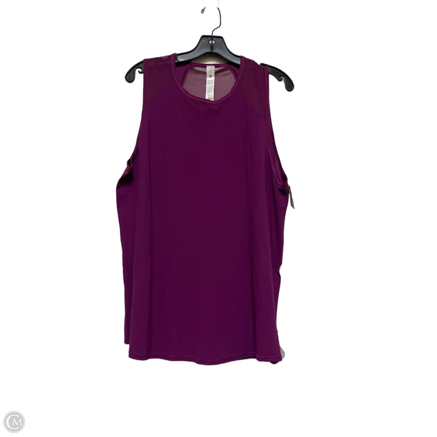 Athletic Tank Top By Lululemon In Purple, Size: Xl