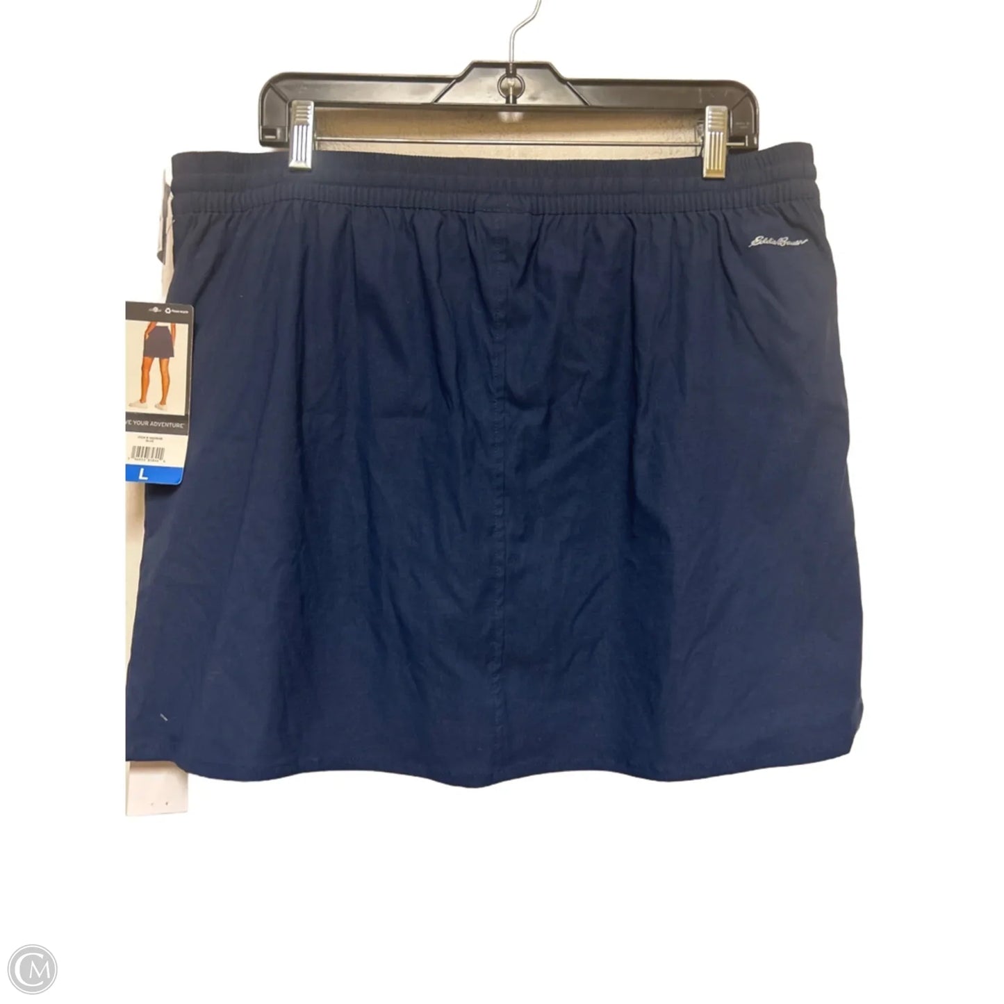 Athletic Skort By Eddie Bauer In Navy, Size: L