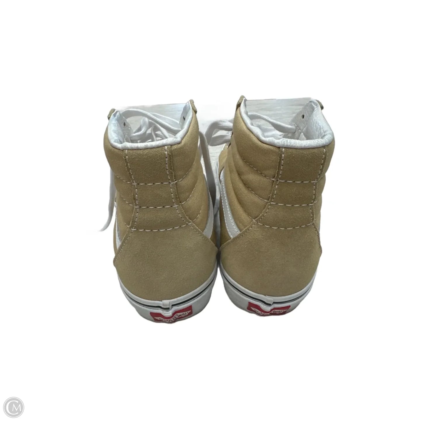 Shoes Sneakers By Vans In Brown & White, Size: 8.5