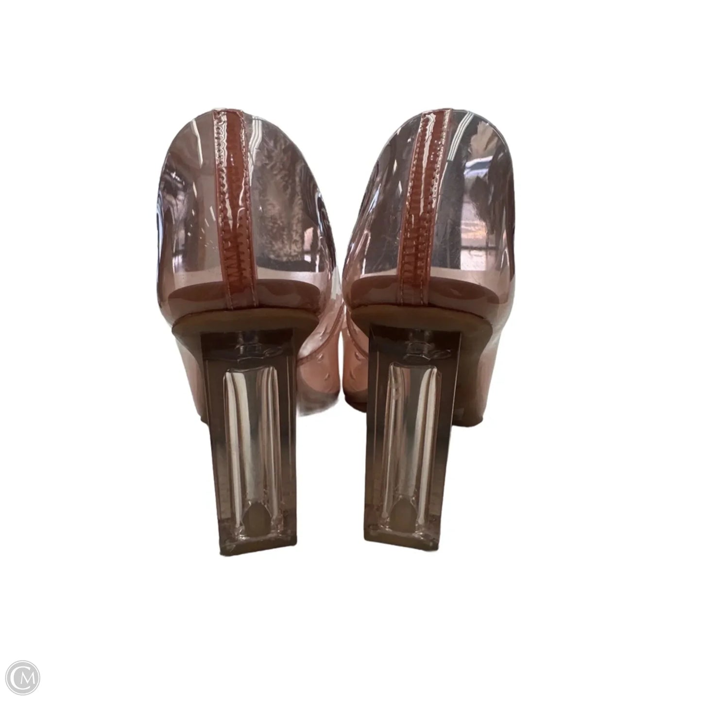 Shoes Heels Block By Gb In Mauve, Size: 8.5