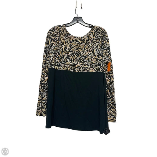 Top Long Sleeve Designer By Lilly Pulitzer In Animal Print, Size: Xl