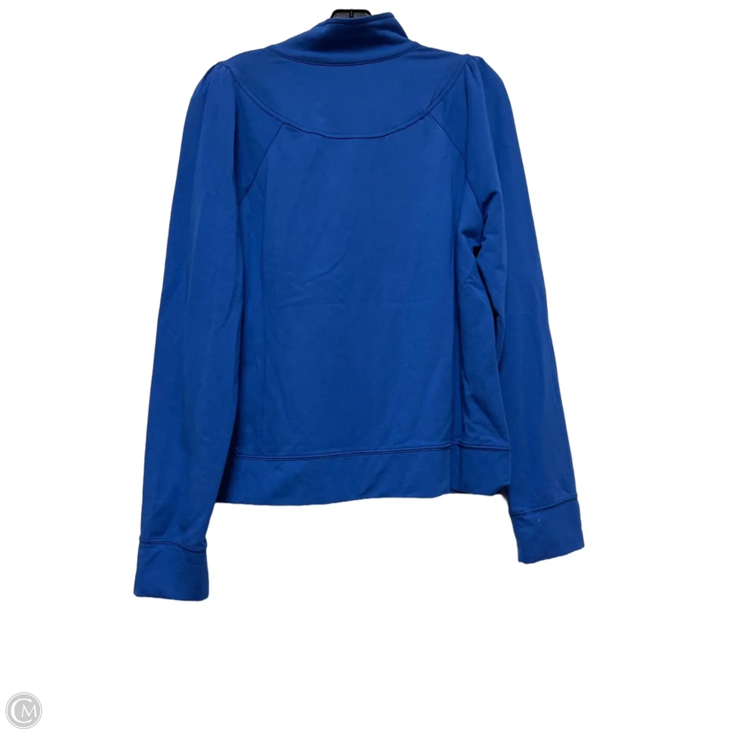 Jacket Designer By Lilly Pulitzer In Blue & Gold, Size: Xl