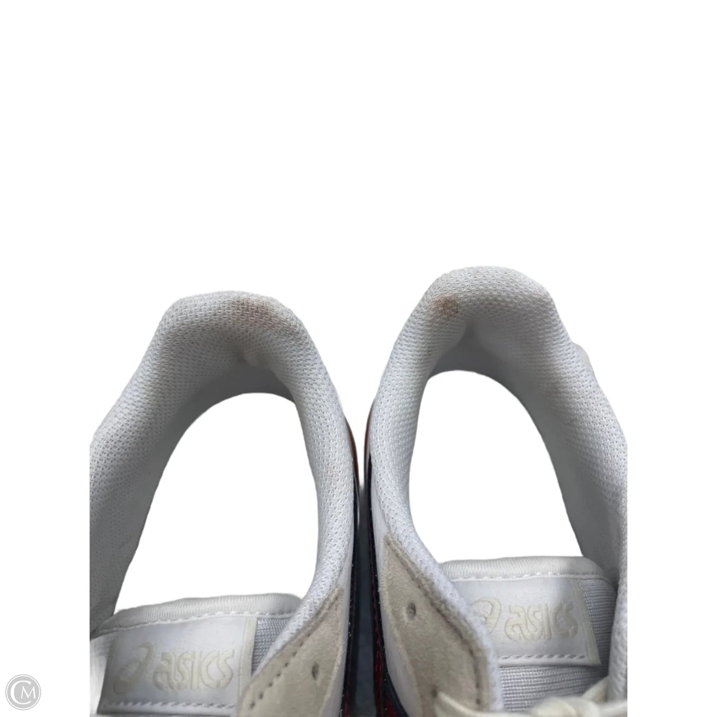 Shoes Sneakers By Asics In Red & White, Size: 6