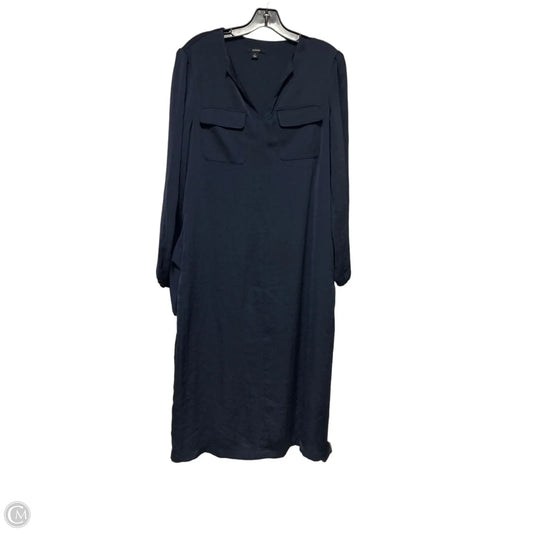 Dress Casual Midi By Alfani In Blue, Size: S