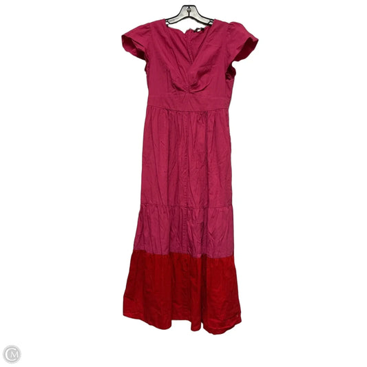 Dress Casual Midi By Kensie In Pink & Red, Size: S