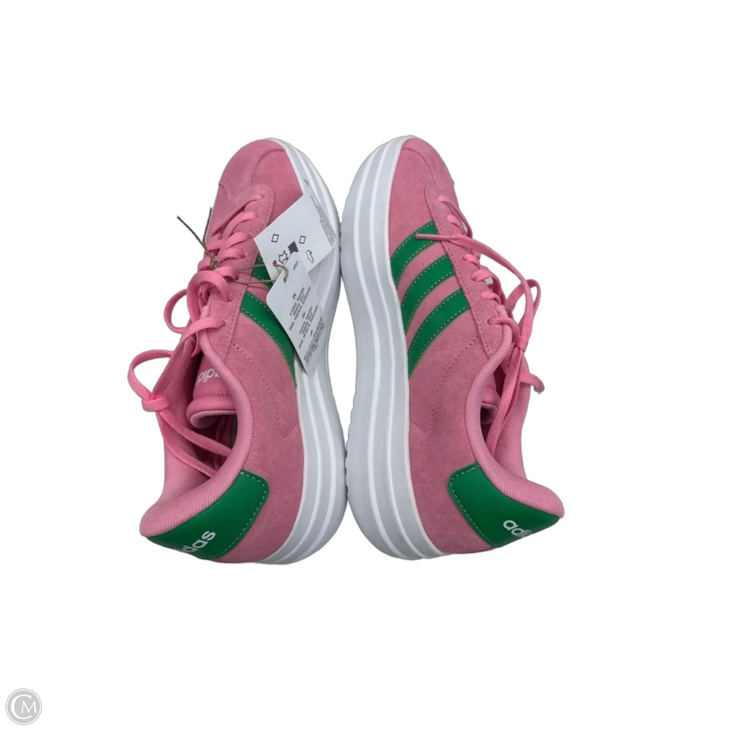Shoes Sneakers By Adidas In Green & Pink, Size: 8.5