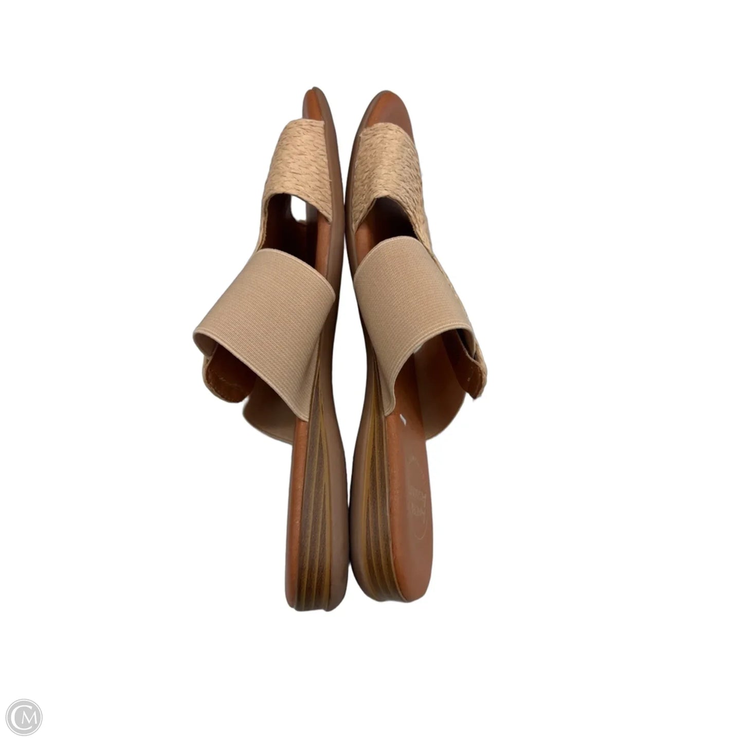 Sandals Flats By Clothes Mentor In Brown & Tan, Size: 8