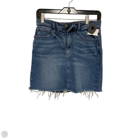 Skirt Mini & Short By Ana In Blue Denim, Size: 6